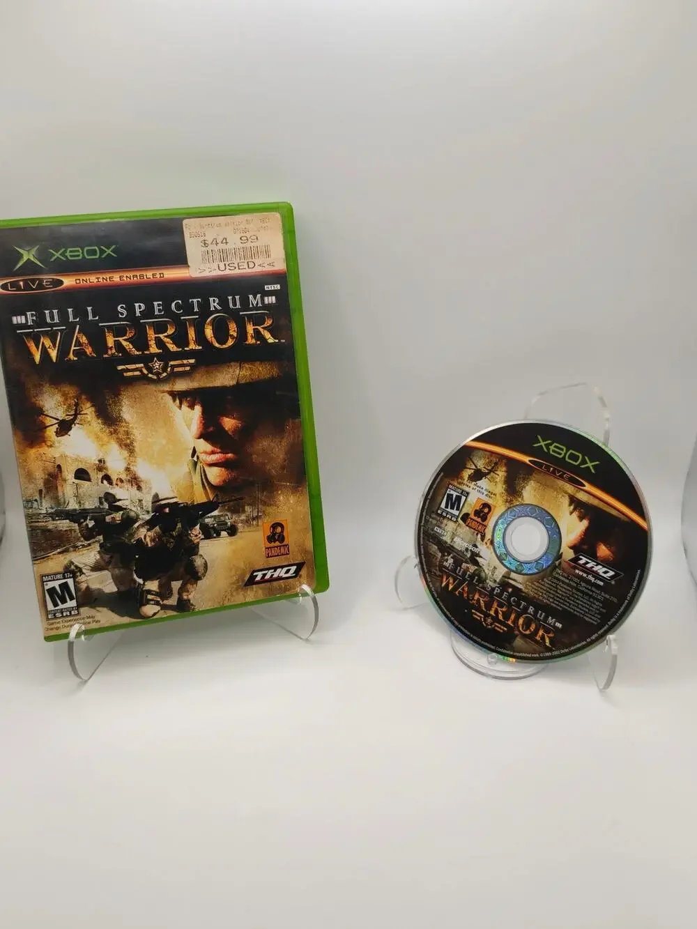 Full Spectrum Warrior Xbox Case + Disc Tested